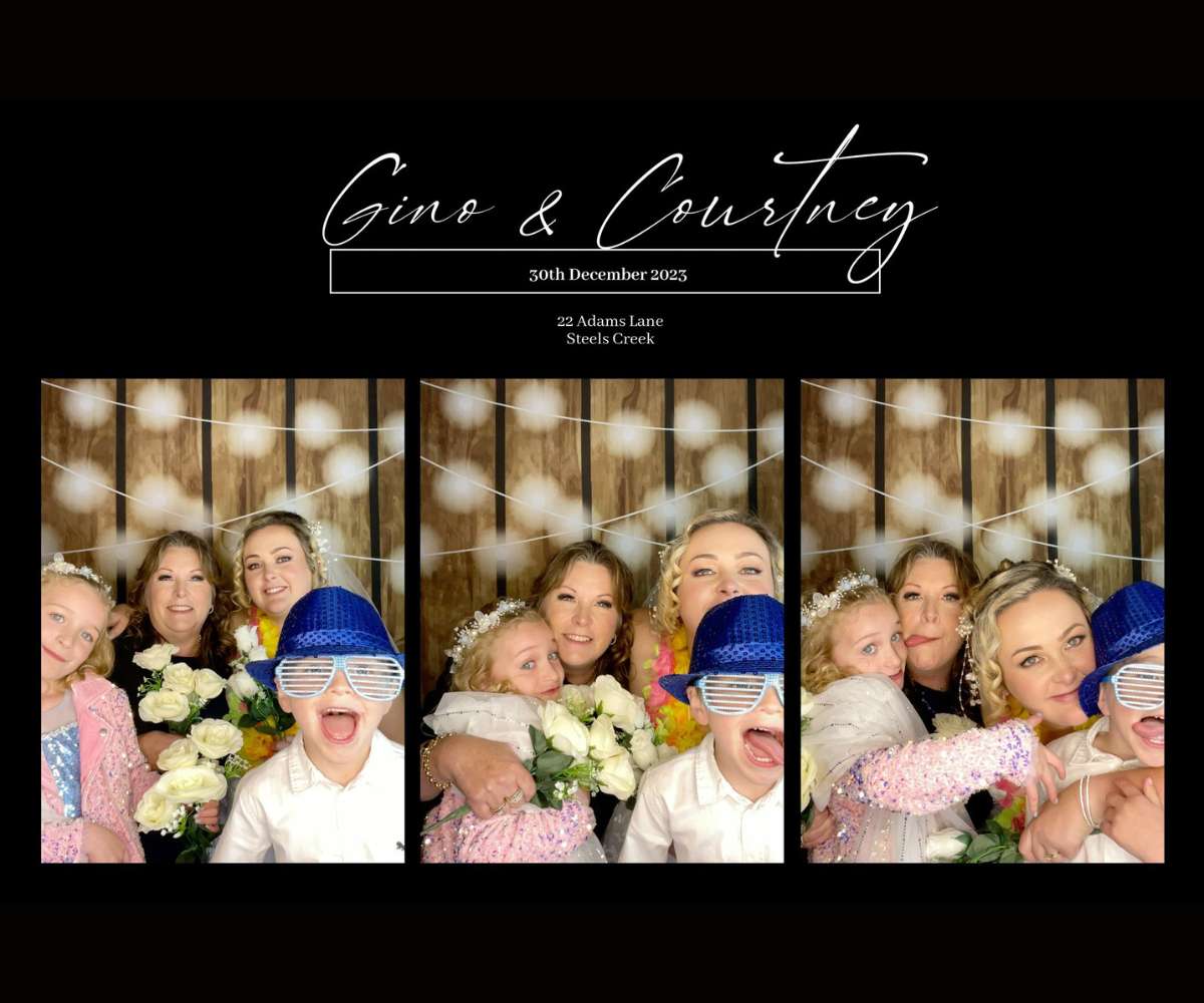 Photo booth for wedding in Melbourne